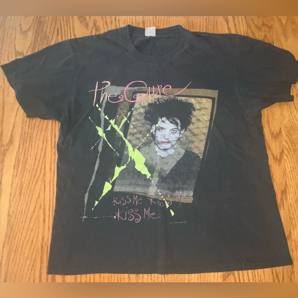 The Cure vintage concert T 1987 concert. Original T from actual show. XL.